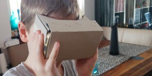 Beitragsbild des Blogbeitrags DIY mit Kind: VR-Brille basteln und in eigene Zeichnungen 3D eintauchen 