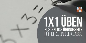 Beitragsbild des Blogbeitrags Einmaleins üben – kostenlose Online-Übungsseite