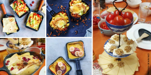 Beitragsbild des Blogbeitrags Vegetarisches Raclette: Rezepte und Ideen 