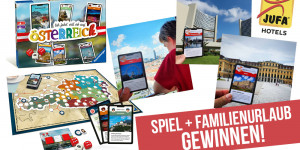 Beitragsbild des Blogbeitrags Spielend Österreich erkunden & Familienurlaub gewinnen! 