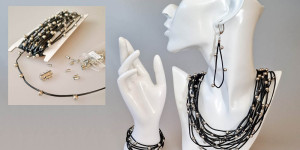 Beitragsbild des Blogbeitrags Schmuck selbst gestalten: Rockiges DIY-Schmuckset