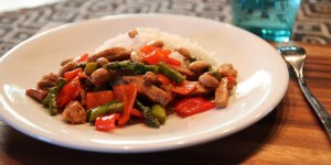 Beitragsbild des Blogbeitrags Mein absolutes Lieblingsrezept: Vegetarische Spargelpfanne