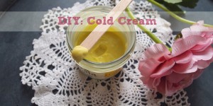 Beitragsbild des Blogbeitrags DIY: Cold Cream