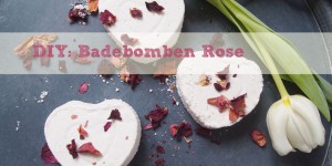 Beitragsbild des Blogbeitrags DIY: Badebomben Valentinsherz Rose 
