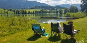 Beitragsbild des Blogbeitrags Campingplatz Tipp: Putterersee in Aigen im Ennstal 