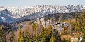 Beitragsbild des Blogbeitrags Die Villen vom Semmering – Eine Winterwanderung. 