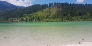 Beitragsbild des Blogbeitrags Erlaufsee: Ein Ausflug ins türkise Badeparadies 