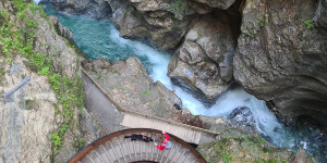 Beitragsbild des Blogbeitrags Die neue Liechtensteinklamm: Per Wendeltreppe in die Tiefe