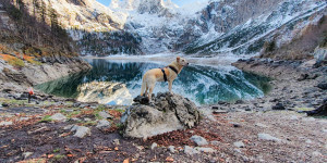 Beitragsbild des Blogbeitrags Imposant: Eine Wanderung zu den Gosauseen im Winter