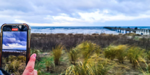 Beitragsbild des Blogbeitrags Vom Winter an der Ostseeküste: Durchlüften und Luftschnappen 