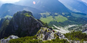 Beitragsbild des Blogbeitrags Bosruck Nordostgrat über den Wildfrauensteig