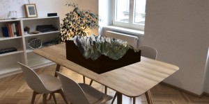 Beitragsbild des Blogbeitrags Fitness AR: 3D Strava Läufe und Bergtouren mit iPhone-App in der eigenen Wohnung visualisieren 