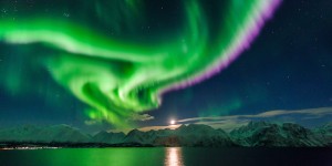 Beitragsbild des Blogbeitrags Polarlichter in Tromsø {#visitnorway}