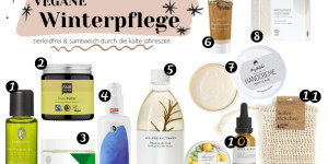 Beitragsbild des Blogbeitrags Vegane Winterpflege