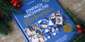 Beitragsbild des Blogbeitrags Buchtipp | Einfach Nachhaltig – Weihnachten + DIY Eislaterne