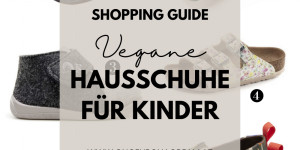 Beitragsbild des Blogbeitrags Vegane Hausschuhe für Kinder