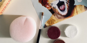 Beitragsbild des Blogbeitrags Vegane Kinderschminke für Fasching, Halloween & Co.