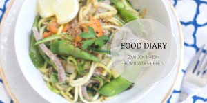 Beitragsbild des Blogbeitrags Food Diary – zurück in ein bewusstes Leben