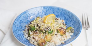 Beitragsbild des Blogbeitrags Reis Bowl mit gebratenen Kohlsprossen