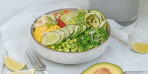 Beitragsbild des Blogbeitrags Couscous Bowls – süß und herzhaft*