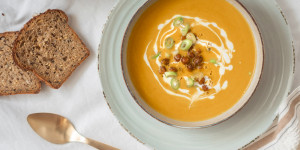 Beitragsbild des Blogbeitrags Karottensuppe für ein starkes Immunsystem