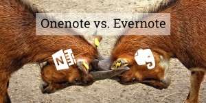 Beitragsbild des Blogbeitrags Fünf Gründe wieso OneNote besser als Evernote ist 