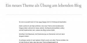 Beitragsbild des Blogbeitrags Block Themes will gelernt sein