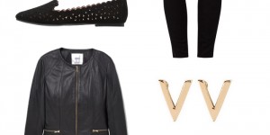 Beitragsbild des Blogbeitrags Wish a Week: eine Lederjacke – 2 Outfits 