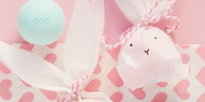 Beitragsbild des Blogbeitrags DIY: Süße Osterhäschen Geschenkverpackung mit eos Lippenbalsam