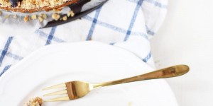 Beitragsbild des Blogbeitrags Saftiger Blaubeerkuchen mit Streusel 