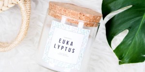 Beitragsbild des Blogbeitrags Eukalyptus Kerze gegen Mücken selber machen + Free Printable