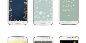 Beitragsbild des Blogbeitrags 6 Lovely Links: Phone Wallpaper – Christmas Edition