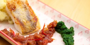 Beitragsbild des Blogbeitrags Zander auf Topinambur-Püree 