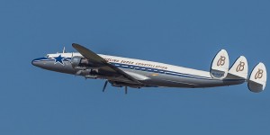 Beitragsbild des Blogbeitrags Breitling Lockheed Super Constellation war in Wien 