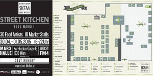 Beitragsbild des Blogbeitrags Liste der Food Artists und Plan vom Street Kitchen – Food Market Wien