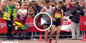 Beitragsbild des Blogbeitrags Toller Sportsgeist: Marathonläufer stoppt Zieleinlauf um kollabierten Kontrahenten zu helfen