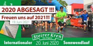 Beitragsbild des Blogbeitrags SteirerKren Sonnwendlauf 2020 - Absage 