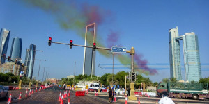 Beitragsbild des Blogbeitrags Abu Dhabi Marathon – Tribute an die Wüstensonne 