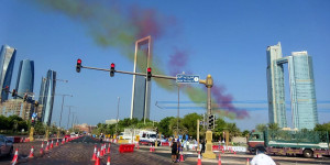 Beitragsbild des Blogbeitrags Abu Dhabi Marathon – Tribute an die Wüstensonne