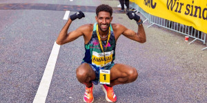 Beitragsbild des Blogbeitrags Amanal Petros nutzt Hannover-Marathon 2024 als letzten Olympia-Test