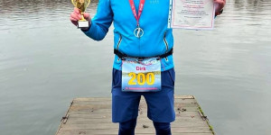 Beitragsbild des Blogbeitrags Rubbenbruchsee Marathon: 200. Marathon für Dirk Kahlmeyer 