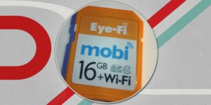 Beitragsbild des Blogbeitrags eye-fi mobi – die WLAN SD Karte Review