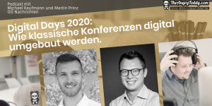 Beitragsbild des Blogbeitrags TAT0221 – Digital Days 2020: Wie klassische Konferenzen digital umgebaut werden