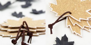 Beitragsbild des Blogbeitrags {DIY} Selbstgemachte Untersetzer im Herbst-Look