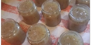 Beitragsbild des Blogbeitrags Birne-Minze Fruchtaufstrich