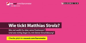 Beitragsbild des Blogbeitrags Wie tickt Matthias Strolz? Wie viel weißt Du über seine Positionen? #barometer 