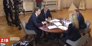 Beitragsbild des Blogbeitrags Transkript: Sebastian Kurz und Heinz-Christian Strache bei Claudia Reiterer und Armin Wolf #zib