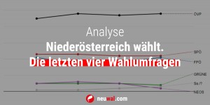 Beitragsbild des Blogbeitrags Niederösterreich wählt: Die letzten Wahlumfragen