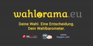 Beitragsbild des Blogbeitrags wahlorama.eu! Deine Wahl. Deine Entscheidung. Deine Wahlentscheidungshilfe. 
