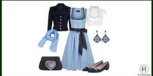 Beitragsbild des Blogbeitrags Dirndl-Style Himmelblau 